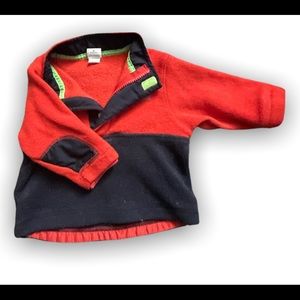 Gap fleece quarter zip pull over toddler